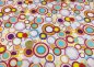 Preview: Crazy Dots Baumwolle Webware Punktestoff Meterware in 4 Farbstellungen 50 cm